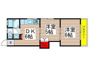 ユーカリハイツの物件間取画像